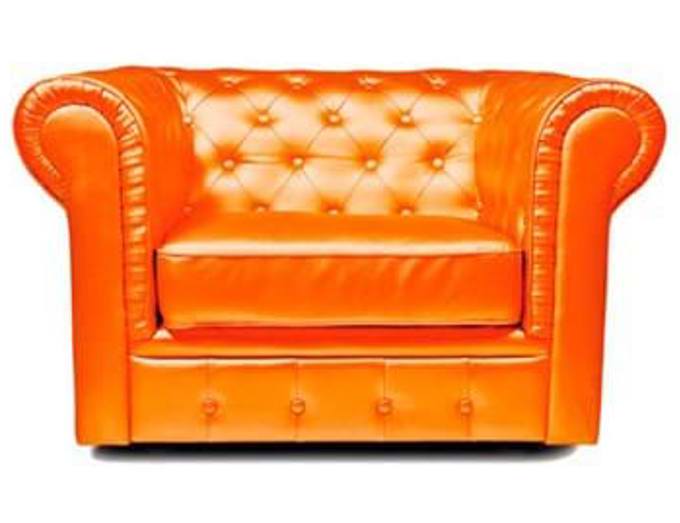 Chesterfield Oranje Zonder Label Vrijstaand Wide